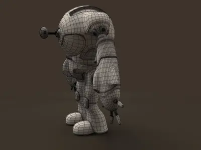 robot for games 3D model