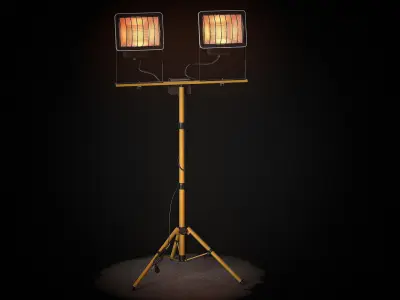 Military Pack Low-poly 3D model