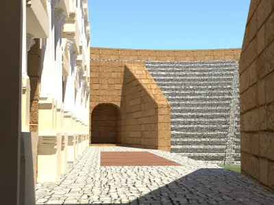 Roman Theater  3D model