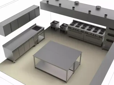 KITCHEN 92  3D model