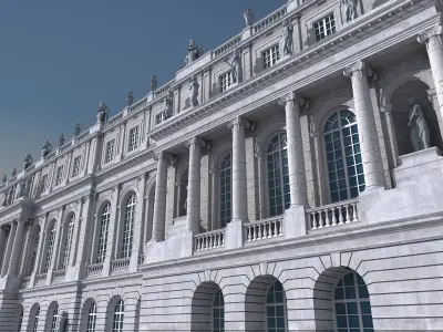  Versailles Palace Garden Side 