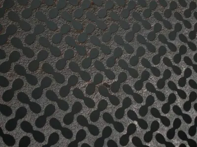 Worn Metal Grill PBR Seamless Texture