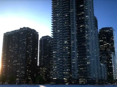 City Block Type B28 3D model
