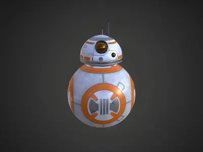 BB-8 Droid  V2 3D Model 3D model
