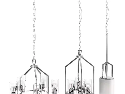 Progress Lighting Goodwin Chandelier 3D model