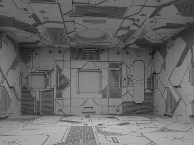 Sci-Fi Interior 101 3D model
