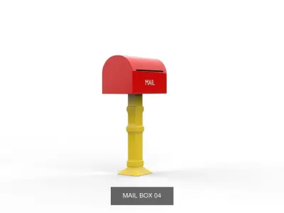 MAIL BOX COLLECTION 3D Model Pack