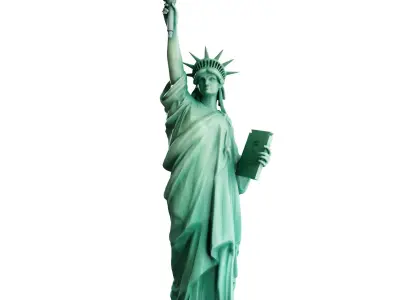 Statue Of The Liberty Low-poly 3D model