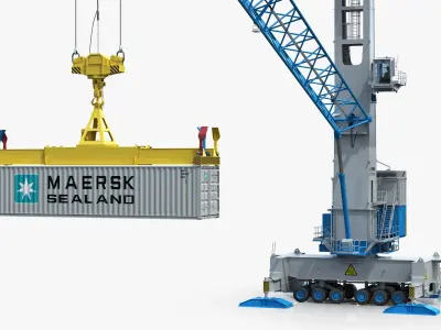  Terex Gottwald Model 5 Harbour Crane 