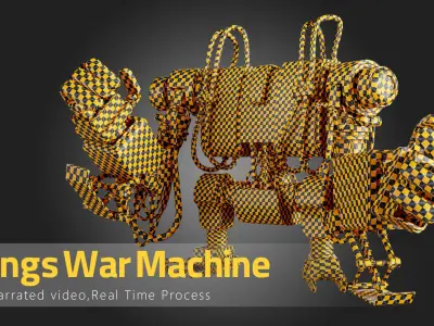 Skatetron-Tutorial Full Process-Plasticity Low-poly 3D model