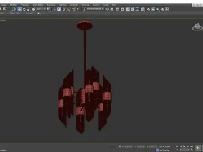 BACAEN chandelier Low-poly 3D model