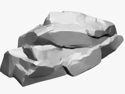 3D Mountain rock Zbrush sculpt 3D model