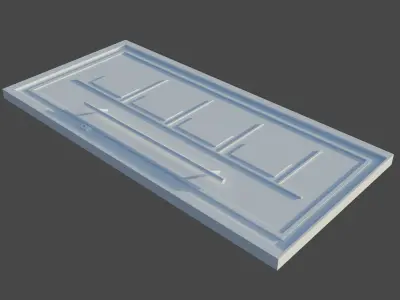 Main Door Low-poly 3D model
