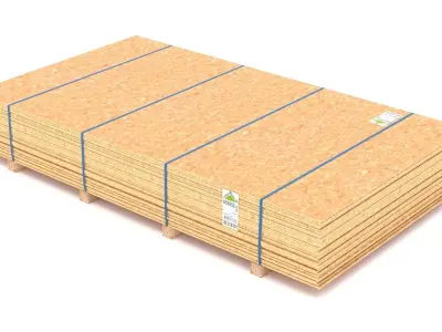 Pallet Plywood OSB 3D model