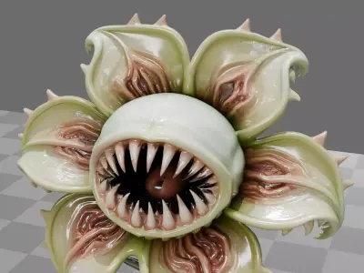 Alien Plant Carnivore 3D model