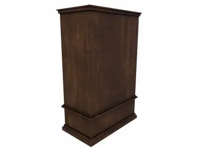Cabinet V2 Low-poly 3D model