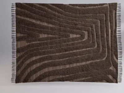 Atlas Rug traditional carpet 3D model