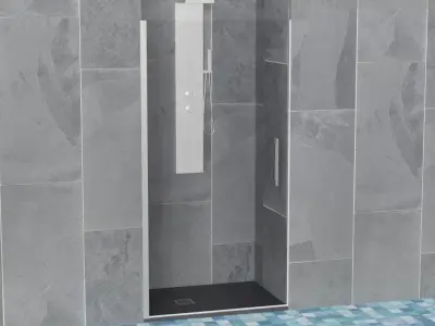 Shower Stall 3D model