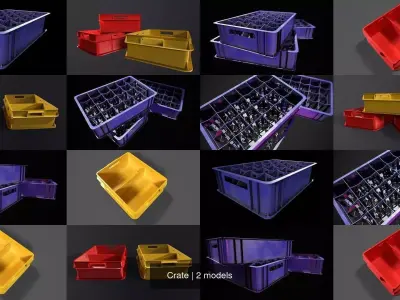 Crate 3D Model Pack