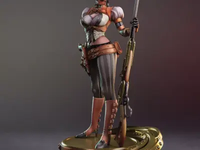 Lady Mechanika 3D print model