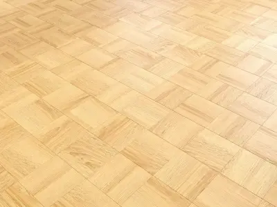 Parquet - Laminate - Wooden floor 2 in 1 Low-poly 3D model 42