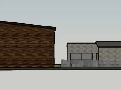 Two Suburb Houses 3D model