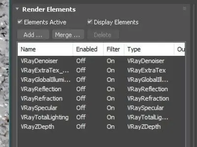 Forest House CG V-Ray 3D model
