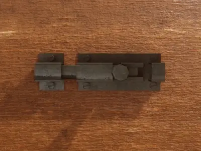Simple Lock 3D Model Low-poly 3D model