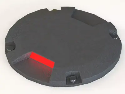 Airport Lighting PRO Pack Low-poly 3D model