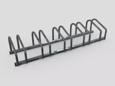 Bicycle Stand 3 Low-poly 3D model