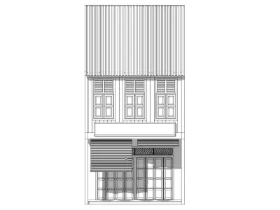 Malaysia Shophouse 1690 3D model
