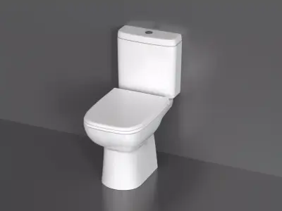 WC44 Toilet 3D model