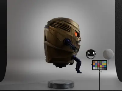 MODOK Low-poly 3D model
