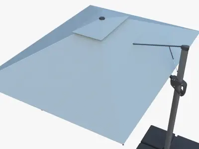 Patio Umbrella Outdoor Cantilever 3D model