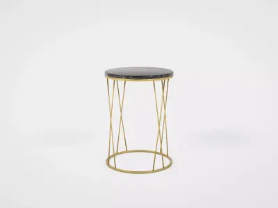Small Table Low-poly 3D model