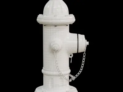 Fire Hydrant 3D model 9