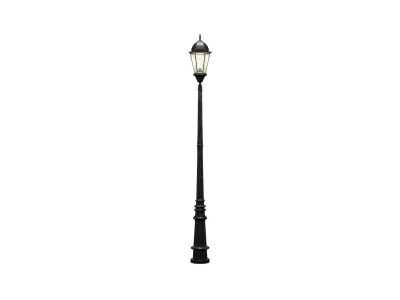 Old Steet Light 3D Model Low-poly 3D model