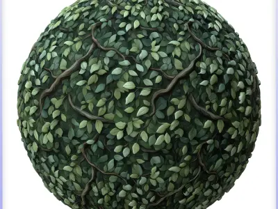 Stylized Foliage Seamless Texture Texture