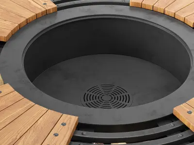 Fire Pit 06 3D model