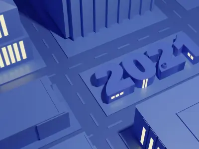 2021 in city 3D model