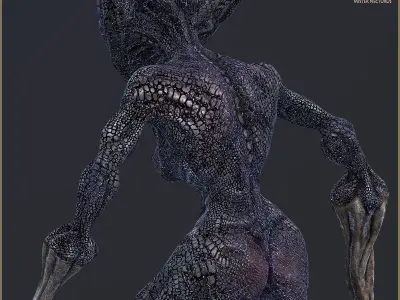 Demons Queen Low-poly 3D model