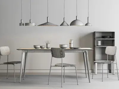 Dining Room Interior  317 3D model