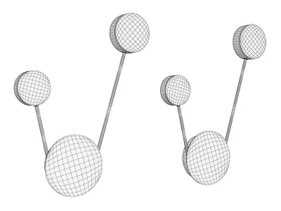 VIVA SCONCE Low-poly 3D model