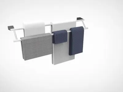 Towel Rack 3 3D model
