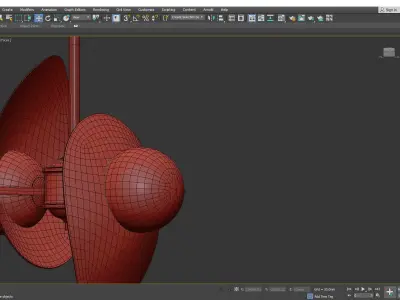 SIRIANN gold and pendant light Low-poly 3D model