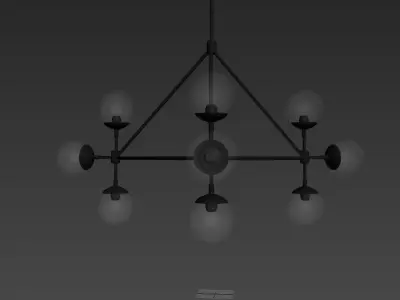 Jayson Miller 3sided chandelier 3D model