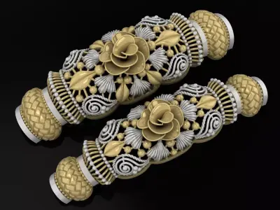 NEW 18 INDIAN BANGLES COMPLETE LOT  3D print model