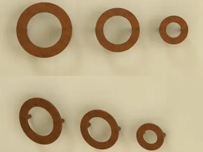 Giusti furniture handle set 01 Free 3D model