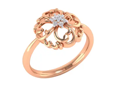  Women Ring Render 3dm STL MTL SLC JCD OBJ FBX Details 3D print model 29