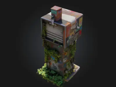 Urban Relic  Faded Glory of a Forgotten Cityscape 3D model